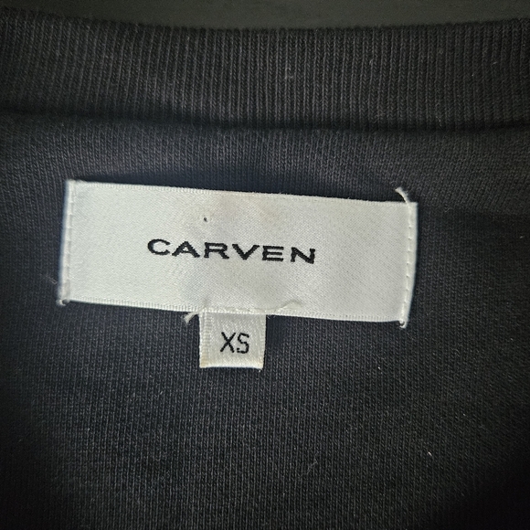 Carven Black Electri Heart Sweatshirt Size XS - Picture 3 of 7